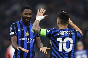 意天空:国米伤员只剩图拉姆,战罗马奥古斯托、弗拉泰西将首发